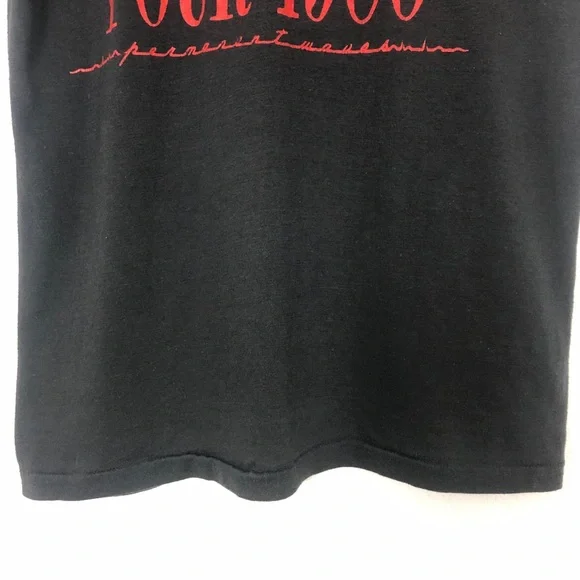 Vintage Unisex Rush World Tour 1980 Tee ShirtM